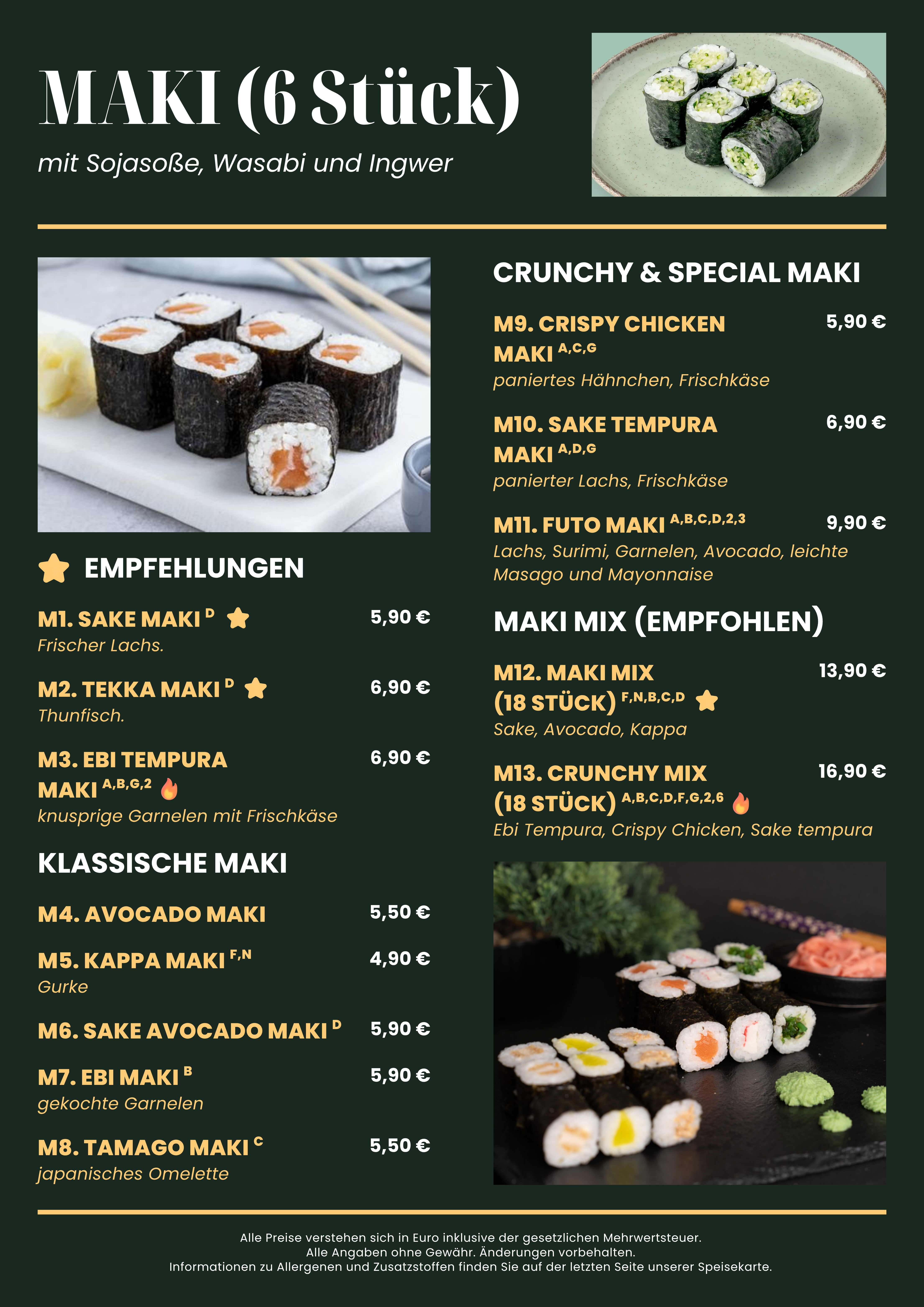 Speisekarte Seite 9